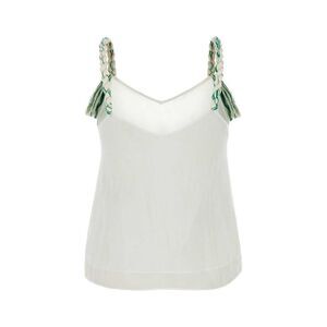 JW ANDERSON Braided Strap Camisole Top Women WHITE T-Shirts & Tops